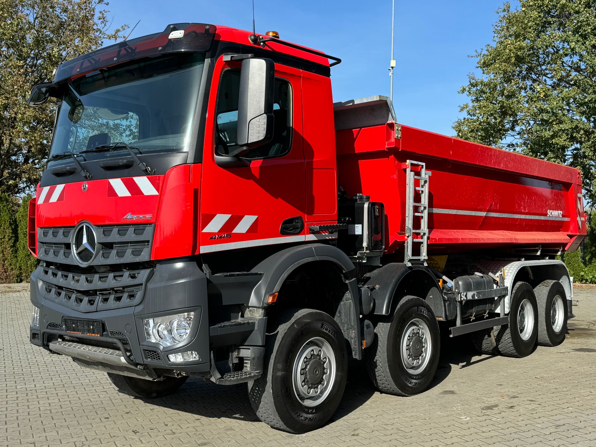 MB AROCS 4145 8x8 EURO6 WYWROTKA